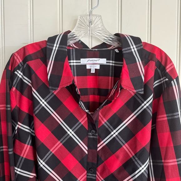 Foxcroft Tartan Blouse - Picture 4 of 8